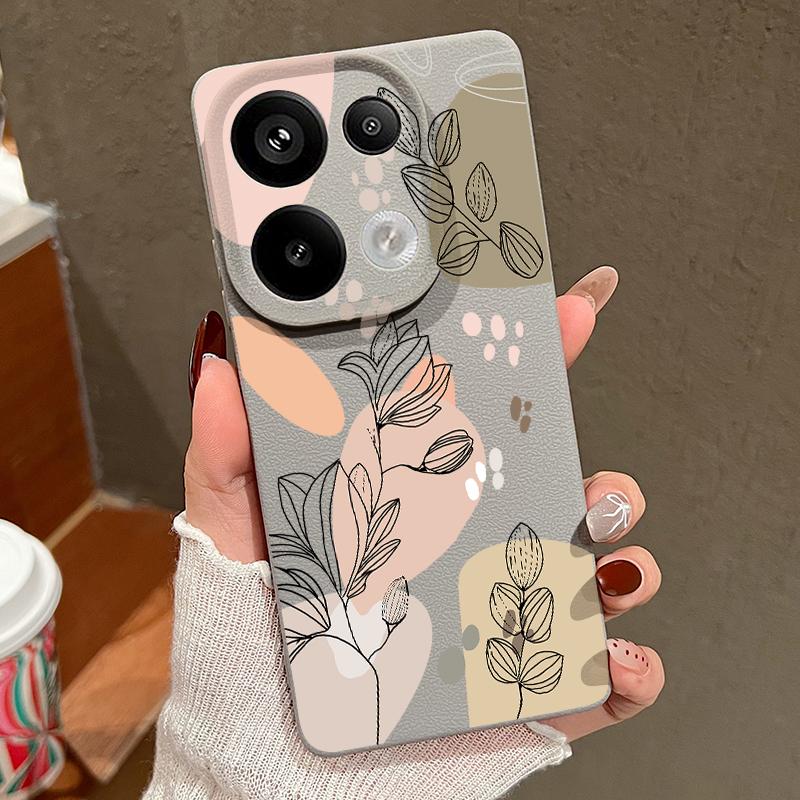 Простой растительный цветочный принт TPU матовая кожа текстура тонкий чехол для телефона Xiaomi 13T Pro Poco X6 M6 Pro Redmi Note 14 Pro 13 12 11 мягкий противоударный чехол Redmi Note 12 Pro 4G серый
Простой растительный цветочный принт TPU матовая кожа текстура тонкий чехол для телефона Xiaomi 13T Pro Poco X6 M6 Pro Redmi Note 14 Pro 13 12 11 мягкий противоударный чехол Redmi Note 12 Pro 4G серый