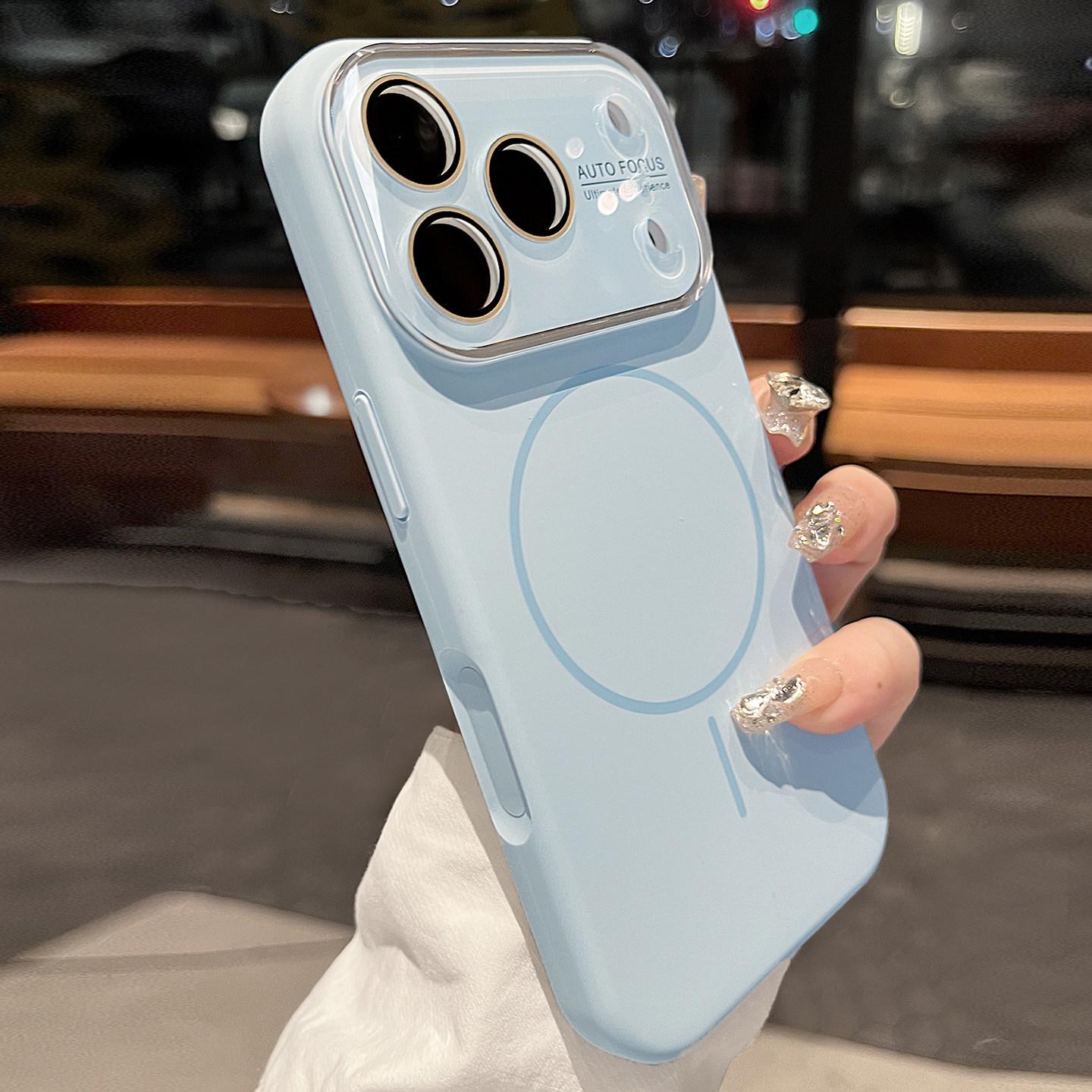 iPhone 17 Pro Max Liquid Silicone Magnetic Case with AI Button and Drop Protection. 16 Pro Max
iPhone 17 Pro Max Liquid Silicone Magnetic Case with AI Button and Drop Protection. 16 Pro Max