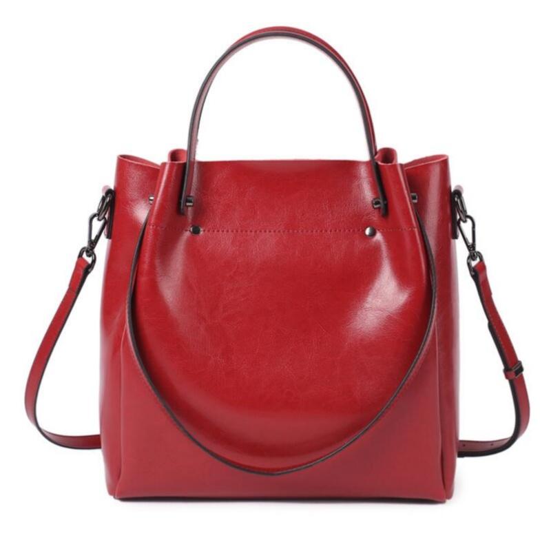 Genuine Leather Women Bucket Bag Casual ladies crossbody Hand Bag High Quality Cowhide Commuter Shoulder Bag for girls
Genuine Leather Women Bucket Bag Casual ladies crossbody Hand Bag High Quality Cowhide Commuter Shoulder Bag for girls