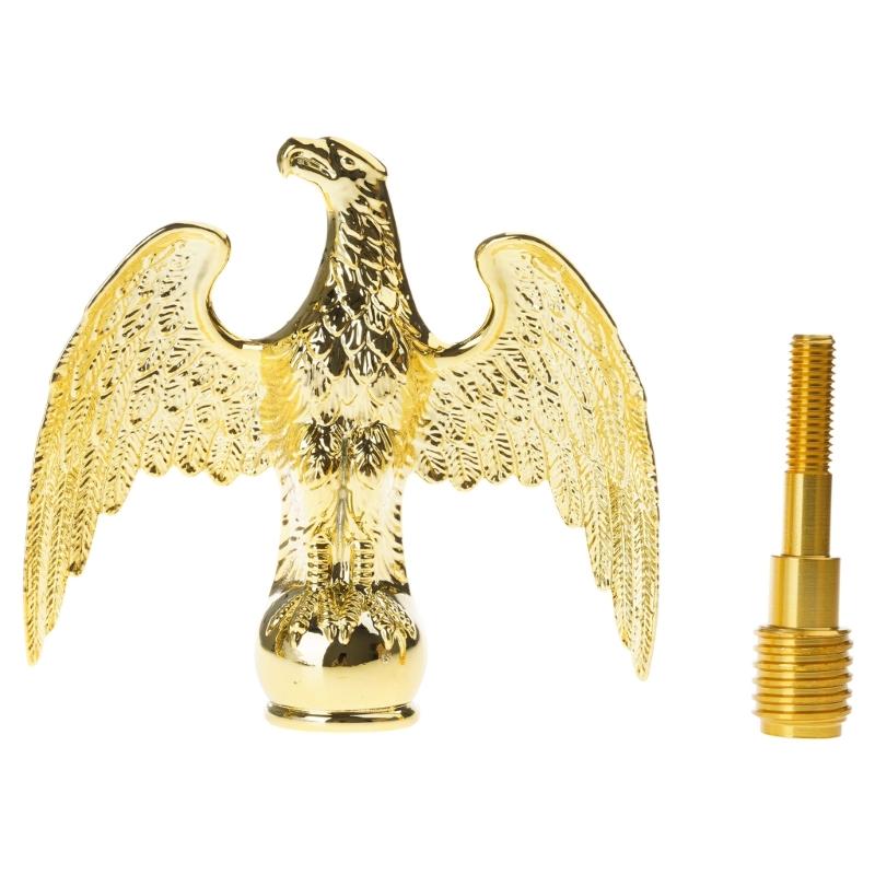 Американська Гордість Навершя для Флагштока Яструб Золотий Акцент Погодостійкий Легка Установка Для Стандартних Флагштоків 1
Американська Гордість Навершя для Флагштока Яструб Золотий Акцент Погодостійкий Легка Установка Для Стандартних Флагштоків 1