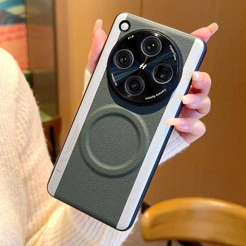 For Oppo Find X8 Pro 5G Case Compatible with MagSafe Splicing Color PC+PU Leather Phone Back Cover Army Green
For Oppo Find X8 Pro 5G Case Compatible with MagSafe Splicing Color PC+PU Leather Phone Back Cover Army Green