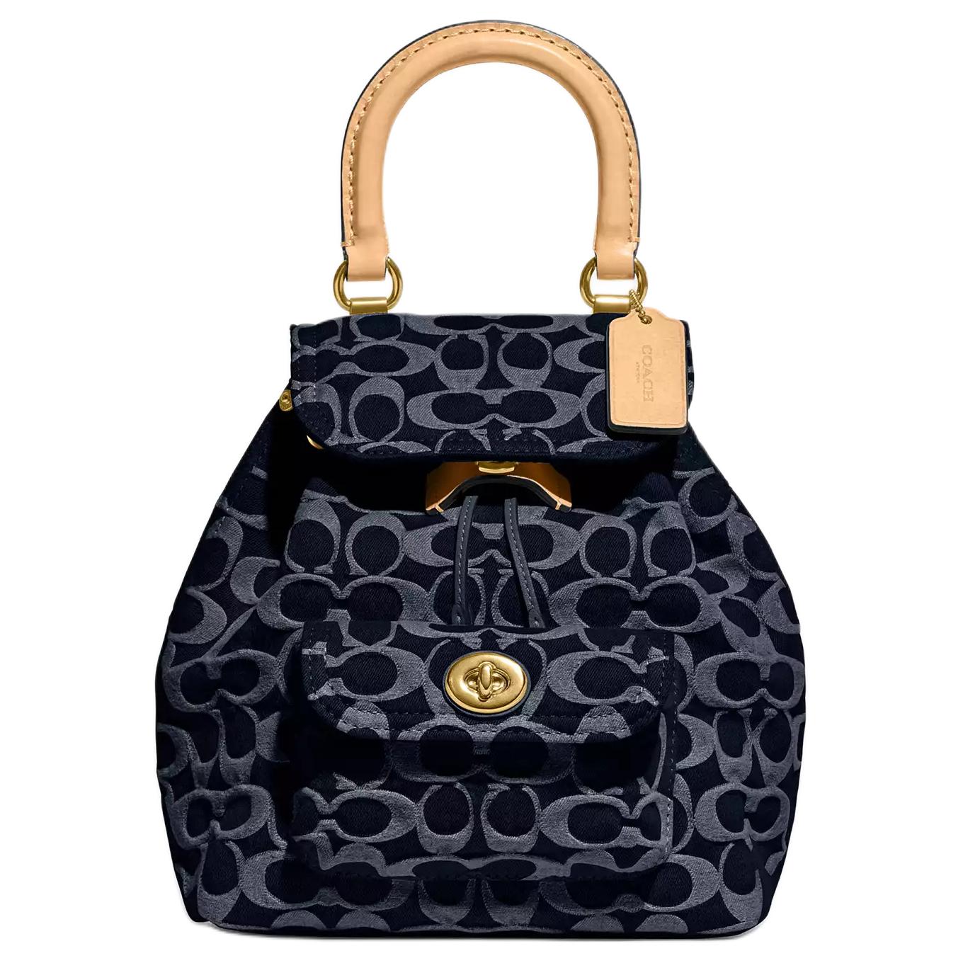 Coach Riya 21 Solid Color Letter Logo Fabric Backpack Small Women Backpack Blue CJ833-B4BL Basic Set (Bag+Dust Bag)
Coach Riya 21 Solid Color Letter Logo Fabric Backpack Small Women Backpack Blue CJ833-B4BL Basic Set (Bag+Dust Bag)