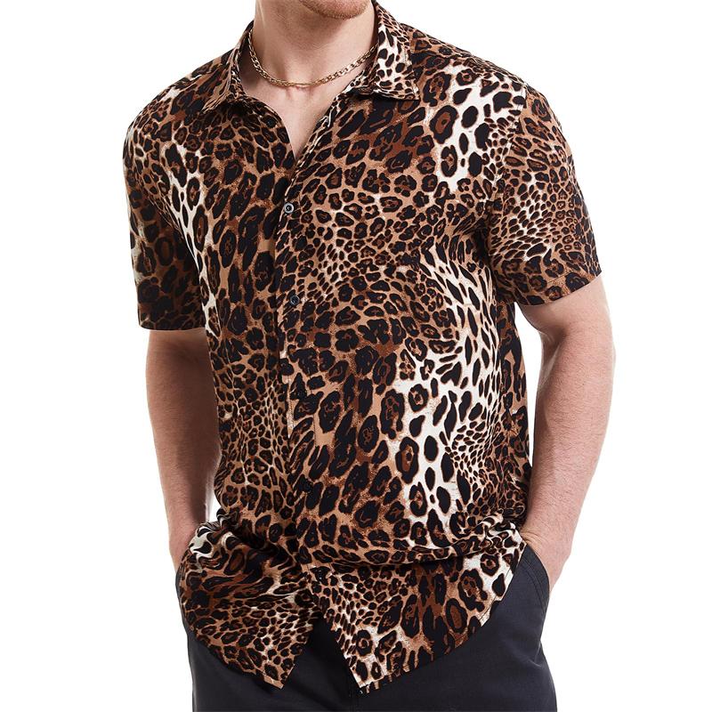 Leopard Pattern Print Men s Shirts Hawaii Short Sleeve Top Fashion Streetwear Casual Outdoor Men s and Women s Clothing Blouse S
Leopard Pattern Print Men s Shirts Hawaii Short Sleeve Top Fashion Streetwear Casual Outdoor Men s and Women s Clothing Blouse S