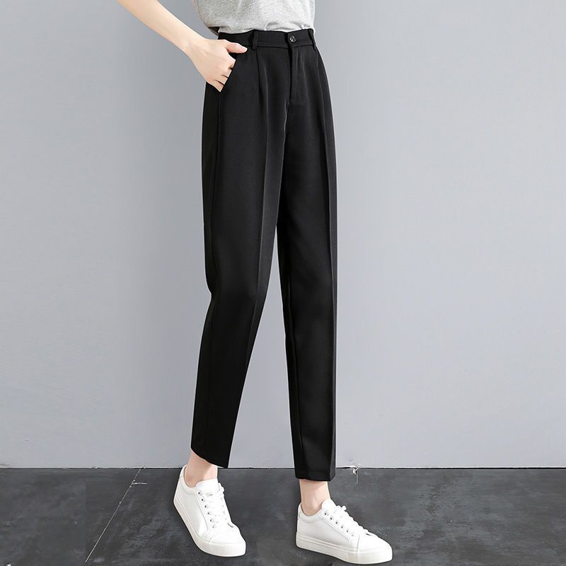 Прямые брюки-сигареты из ледяного шелка для женщин, летние новые тонкие с высокой талией, длиной девять очков, повседневные костюмные брюки XXL чёрный
Прямые брюки-сигареты из ледяного шелка для женщин, летние новые тонкие с высокой талией, длиной девять очков, повседневные костюмные брюки XXL чёрный