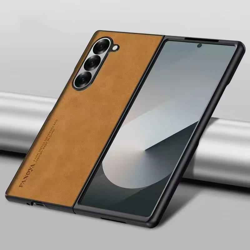 EUCAGR For Samsung Galaxy Z Fold 7 6 5 4 3 Luxury Sheepskin Leather TPU Camera Protect Case Sheepskin Phone Fold Soft Cover Z Fold 5 коричневий
EUCAGR For Samsung Galaxy Z Fold 7 6 5 4 3 Luxury Sheepskin Leather TPU Camera Protect Case Sheepskin Phone Fold Soft Cover Z Fold 5 коричневий