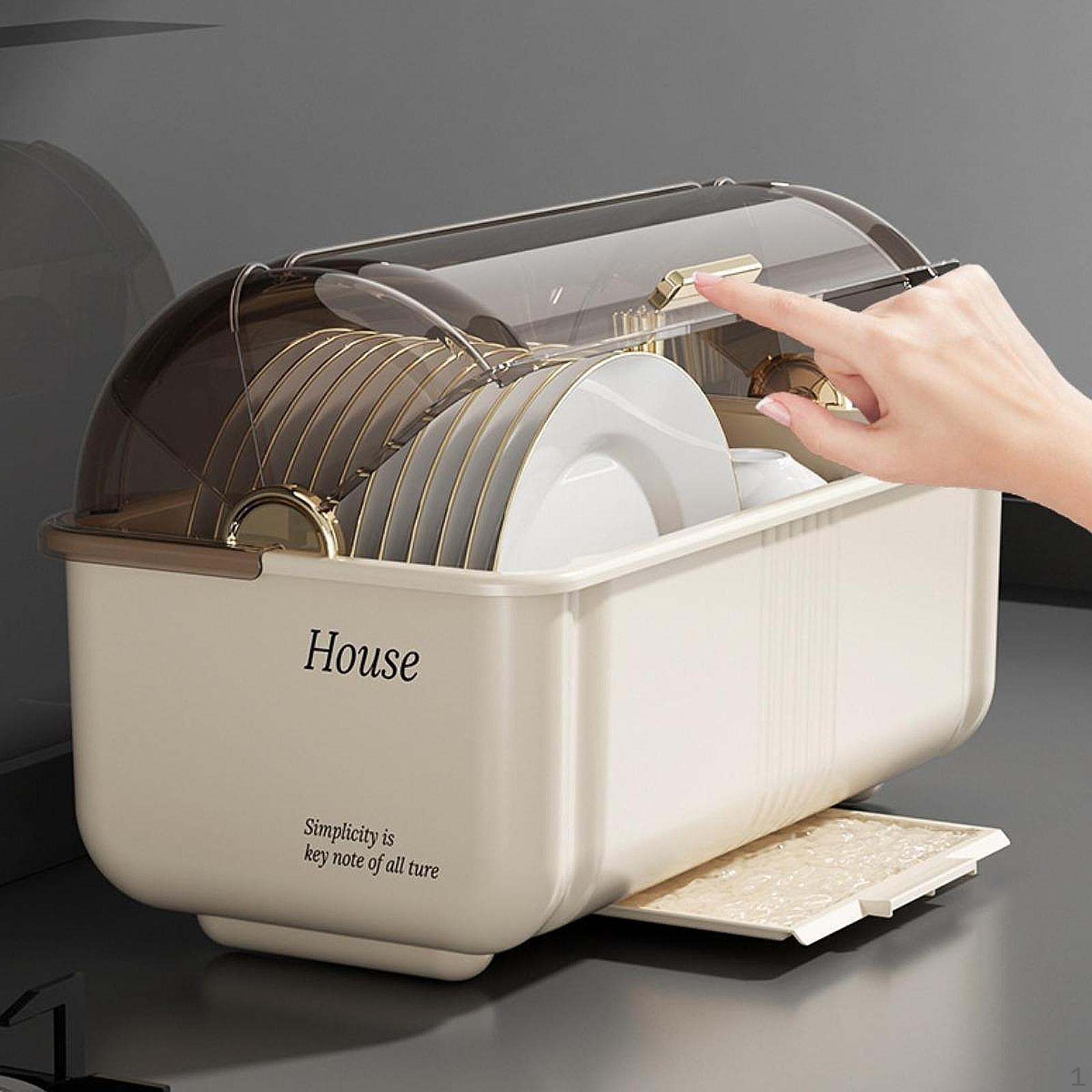 Сушарка для столових приборів з кришкою та тримачем для мисок для кухні XL
Сушарка для столових приборів з кришкою та тримачем для мисок для кухні XL