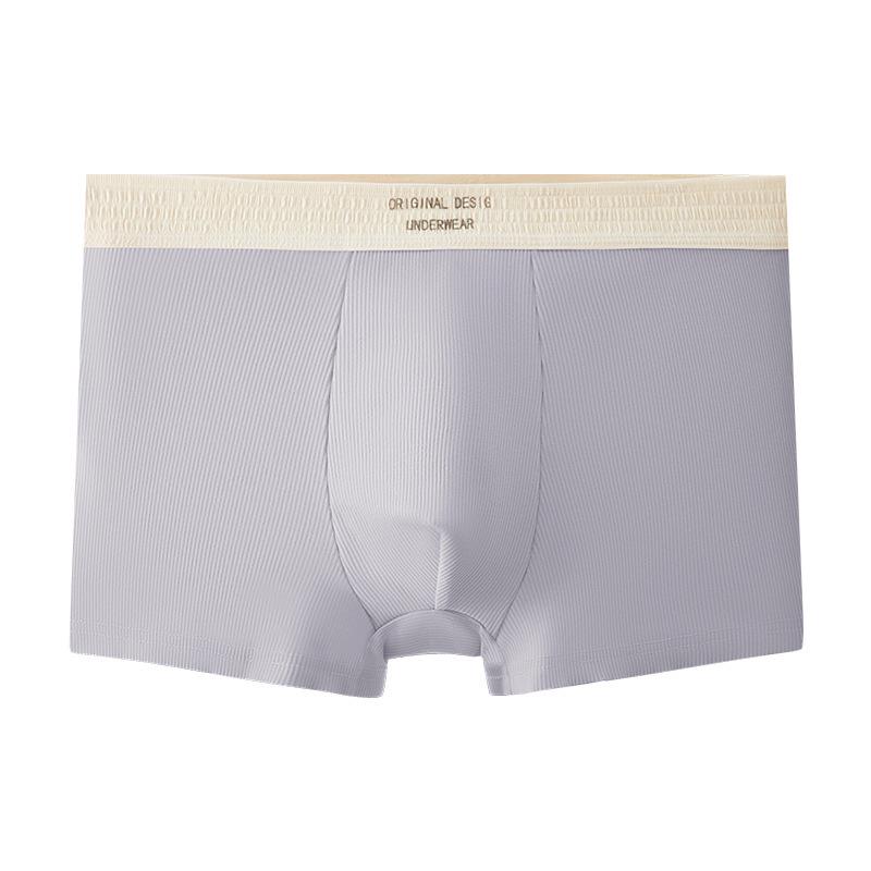 Men s Plus Size Breathable Cotton Boxer Briefs with Antibacterial Crotch XXL (60.5-70 kg) світло-сірий колір
Men s Plus Size Breathable Cotton Boxer Briefs with Antibacterial Crotch XXL (60.5-70 kg) світло-сірий колір