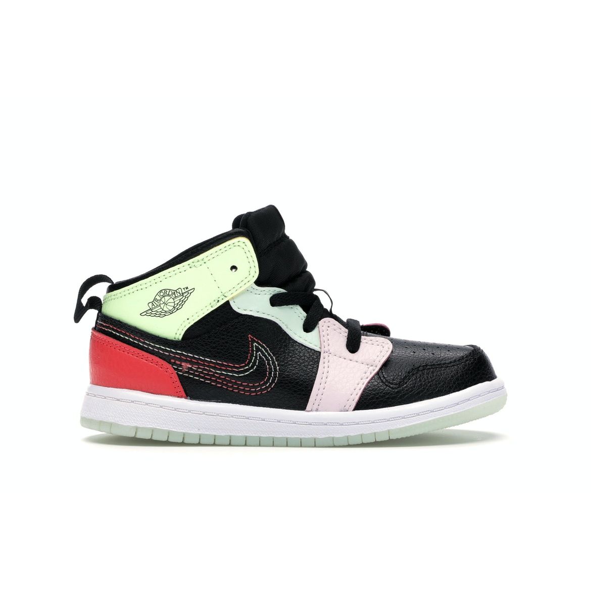 Air Jordan 1 Mid SE TD Glow in the Dark Baby Sneakers Black Ember-Glow-Barely-Volt-Light-Soft-Pink-Jade-Aura AV5172-076
Air Jordan 1 Mid SE TD Glow in the Dark Baby Sneakers Black Ember-Glow-Barely-Volt-Light-Soft-Pink-Jade-Aura AV5172-076