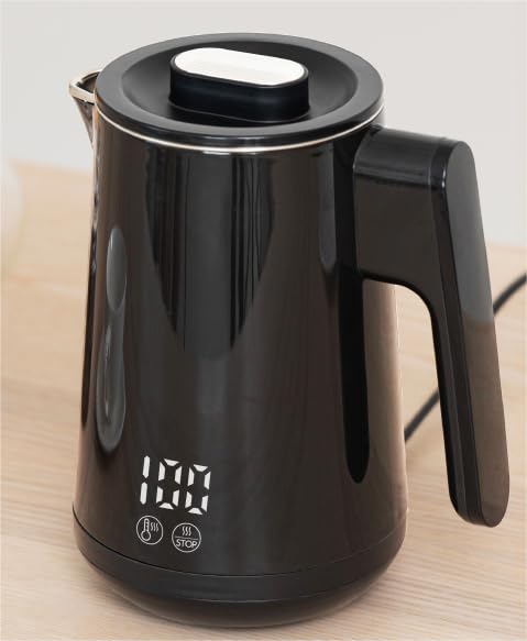 Электрический чайник Корпус с цифровым дисплеем, регулировка температуры Двухслойная структура, которая нагревается на ощупь Сохраняет тепло в течение 4 часов 01 0,8 л 6-уровневый
Электрический чайник Корпус с цифровым дисплеем, регулировка температуры Двухслойная структура, которая нагревается на ощупь Сохраняет тепло в течение 4 часов 01 0,8 л 6-уровневый