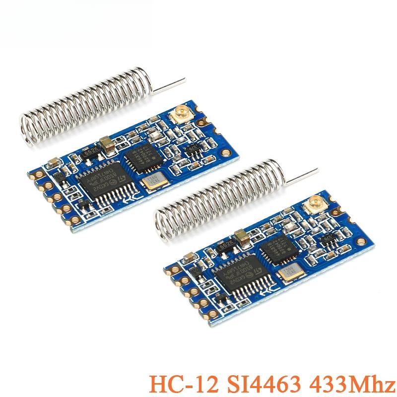 5pcs/1pc HC-12 SI4463 433Mhz Wifi Wireless Serial Port Module HC12 1KM 1000m 433MHz Receiving and Transmitting Board PCB
5pcs/1pc HC-12 SI4463 433Mhz Wifi Wireless Serial Port Module HC12 1KM 1000m 433MHz Receiving and Transmitting Board PCB