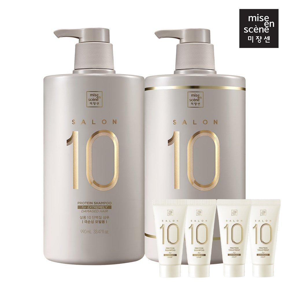 mise en scène Salon 10 Protein Shampoo 990ml + Essence Pack (Extreme Damage) 990ml (+Gifts:Gifts are subject to change)
mise en scène Salon 10 Protein Shampoo 990ml + Essence Pack (Extreme Damage) 990ml (+Gifts:Gifts are subject to change)