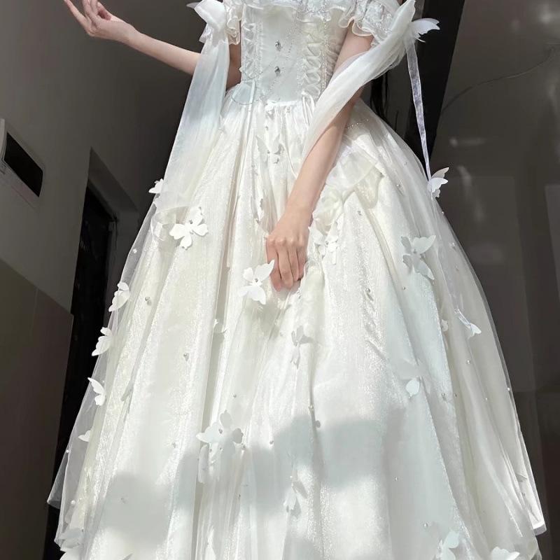 Лолита Богиня Фея Платье Весна Лето Бисер Бабочка Белый Длинный Отпуск Элегантный S
Лолита Богиня Фея Платье Весна Лето Бисер Бабочка Белый Длинный Отпуск Элегантный S