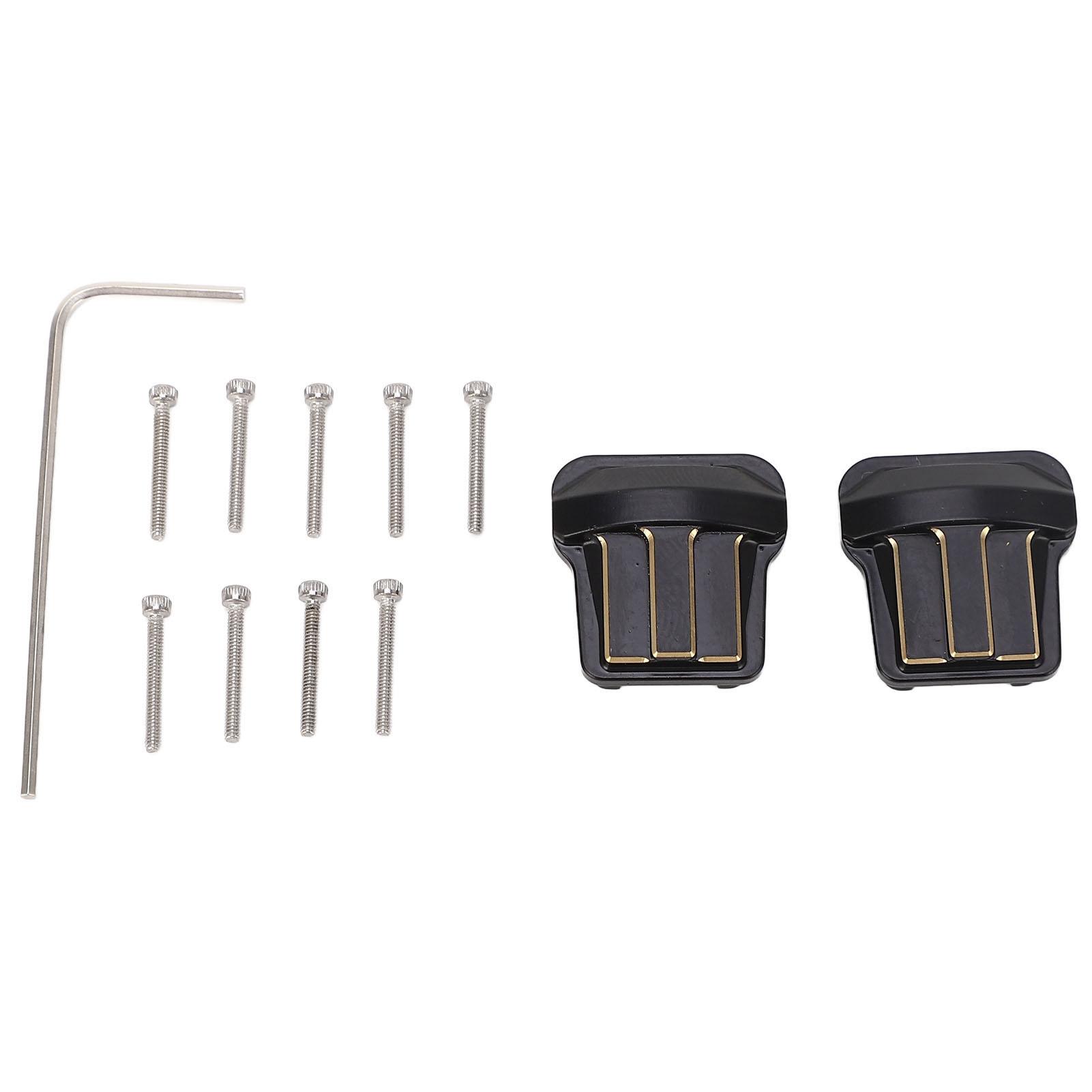 2pcs RC Car Axle Covers Durable Brass Diff Cover Light Weight Diff Axle Cover Front Rear Housing
2pcs RC Car Axle Covers Durable Brass Diff Cover Light Weight Diff Axle Cover Front Rear Housing