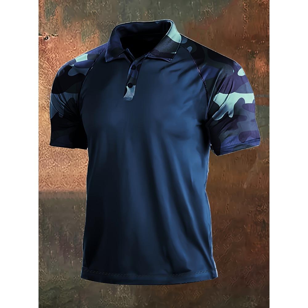 New Men Clothes Summer Short Sleeve 3D Digital Plrint Lapel Golf Polo Shirt Men Casual Tops Camouflage Polo 3XL темно-синього кольору
New Men Clothes Summer Short Sleeve 3D Digital Plrint Lapel Golf Polo Shirt Men Casual Tops Camouflage Polo 3XL темно-синього кольору