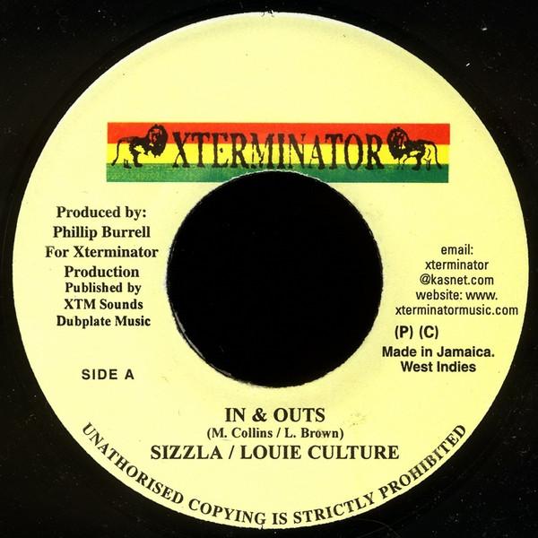 7inch Record SIZZLA / LOUIE CULTURE - In & Outs NONE XTerminator Jamaica Reggae, Ska & Dub Used
7inch Record SIZZLA / LOUIE CULTURE - In & Outs NONE XTerminator Jamaica Reggae, Ska & Dub Used