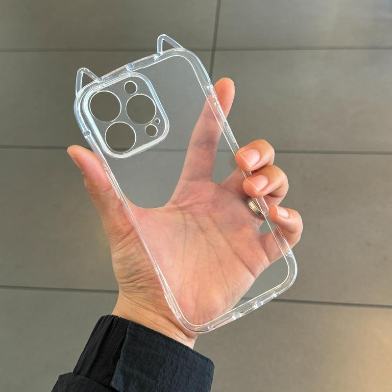 Soft Silicone Cat Ear Transparent Phone Case For For Iphone 11 12 13 14 15 16 Pro Max X Xs XR 7 8 Plus Shockproof Bumper Back Cover iPhone 8
Soft Silicone Cat Ear Transparent Phone Case For For Iphone 11 12 13 14 15 16 Pro Max X Xs XR 7 8 Plus Shockproof Bumper Back Cover iPhone 8