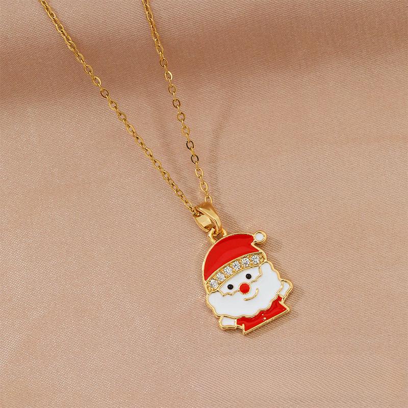 High-End Christmas Titanium Steel Pendant Necklace for Women – Versatile and Stylish
High-End Christmas Titanium Steel Pendant Necklace for Women – Versatile and Stylish