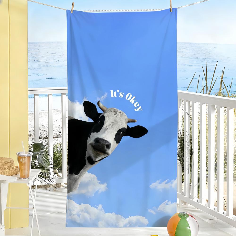 Black And White Holstein Spots Cow Towel Soft Pool Gift For Travel Gym Shower Camping Quick Dry Sports Large Beach Towels W30*H60(CM)
Black And White Holstein Spots Cow Towel Soft Pool Gift For Travel Gym Shower Camping Quick Dry Sports Large Beach Towels W30*H60(CM)