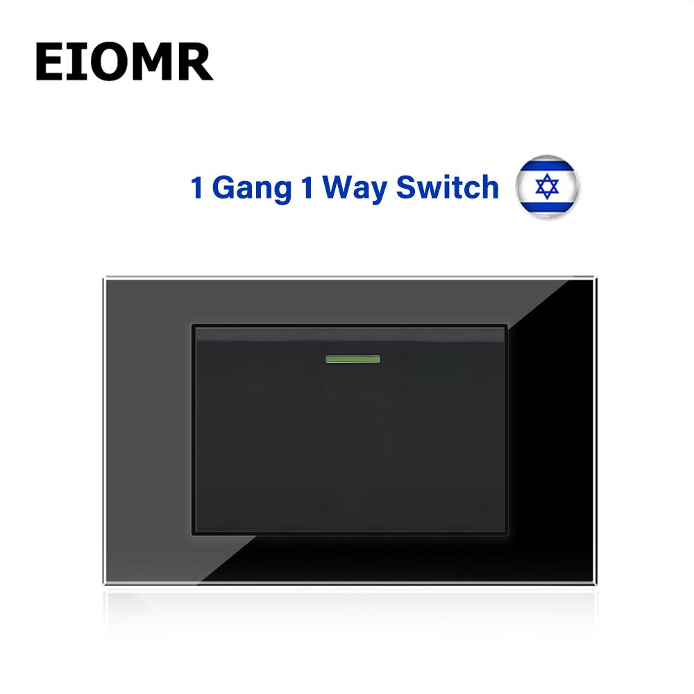 EIOMR Israel USB Type C Fast Charging Wall Socket,118*75mm Black Tempered Glass Sat TV Tel Doorbell Mechanical Wall Light Switch
EIOMR Israel USB Type C Fast Charging Wall Socket,118*75mm Black Tempered Glass Sat TV Tel Doorbell Mechanical Wall Light Switch