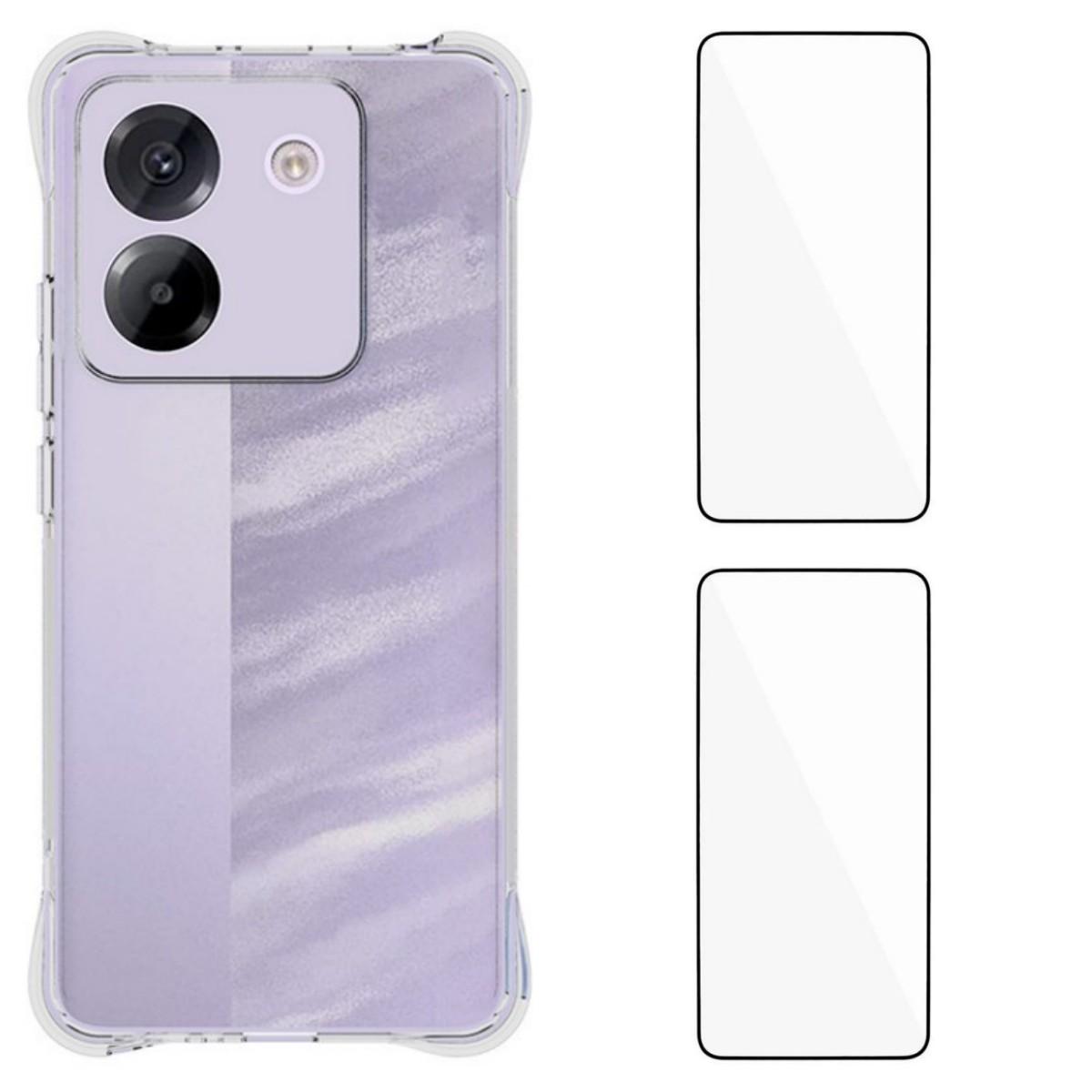 For Xiaomi Poco M7 Pro 5G TPU Case WANLONFENG WL2 Series 2.0mm Phone Cover with 2Pcs Tempered Glass Films Transparent
For Xiaomi Poco M7 Pro 5G TPU Case WANLONFENG WL2 Series 2.0mm Phone Cover with 2Pcs Tempered Glass Films Transparent