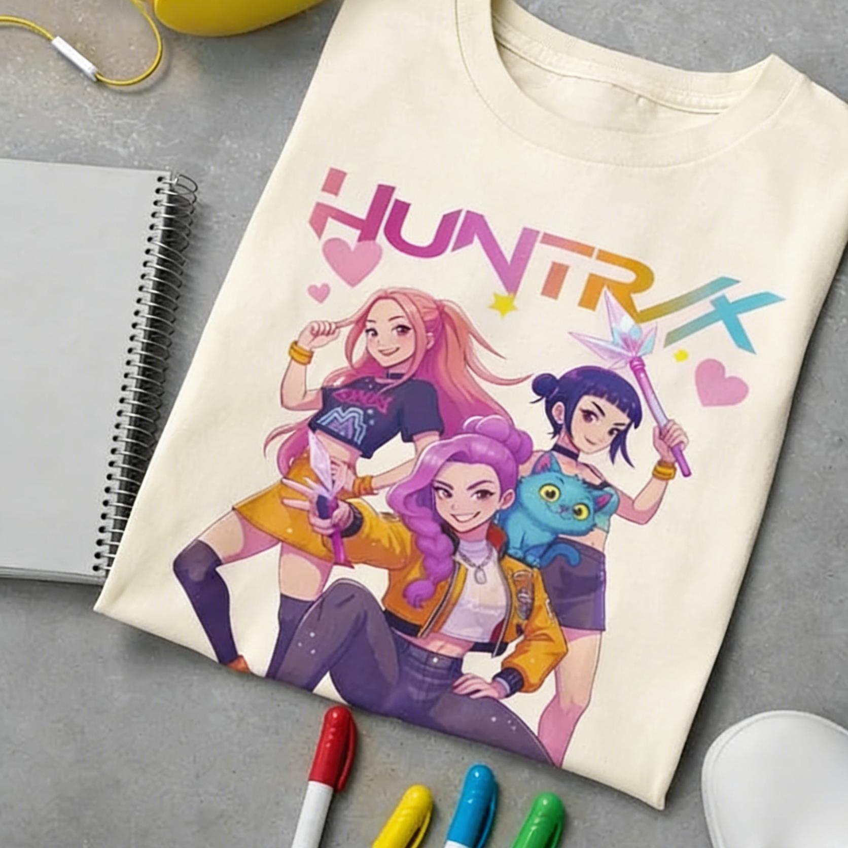 2026 Summer Kpop Demon Hunter Pattern T-Shirt Women’s and Men’s Casual Short Sleeve Street Fashion 160
2026 Summer Kpop Demon Hunter Pattern T-Shirt Women’s and Men’s Casual Short Sleeve Street Fashion 160