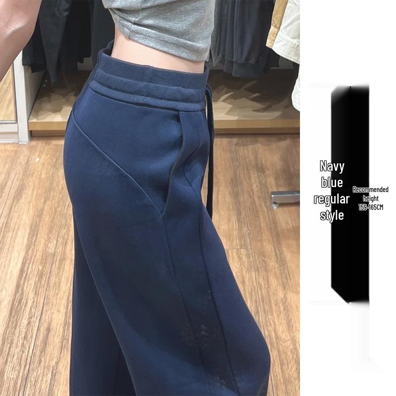 Dark Blue Lulu Slim Fit Fleece-Lined High Waist Wide-Leg Sweatpants for Women, Autumn/Winter 2025 Collection Large
Dark Blue Lulu Slim Fit Fleece-Lined High Waist Wide-Leg Sweatpants for Women, Autumn/Winter 2025 Collection Large