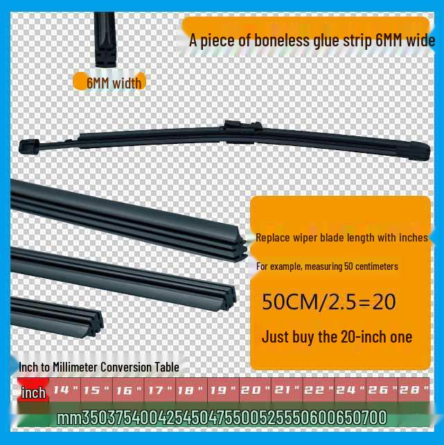 1-Inch Bone-in/Bone-less Car Wiper Rubber Strip
1-Inch Bone-in/Bone-less Car Wiper Rubber Strip