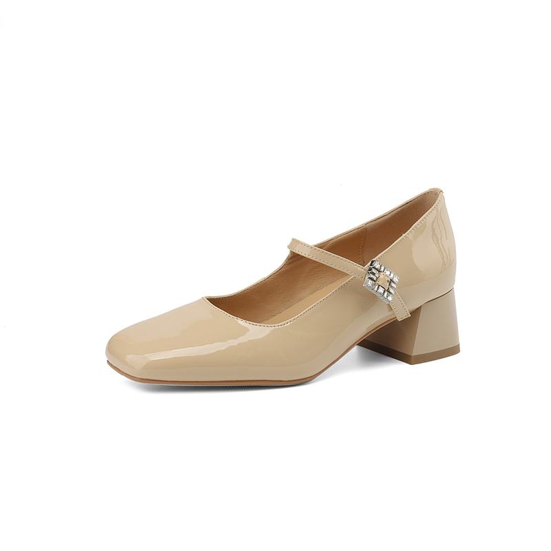 Krazing Pot Коров яча шкіра Квадратний носок Середні підбори Осінь Літнє взуття Кришталева пряжка Мері Джейн Жіночі неглибокі човники 37 абрикосовий
Krazing Pot Коров яча шкіра Квадратний носок Середні підбори Осінь Літнє взуття Кришталева пряжка Мері Джейн Жіночі неглибокі човники 37 абрикосовий