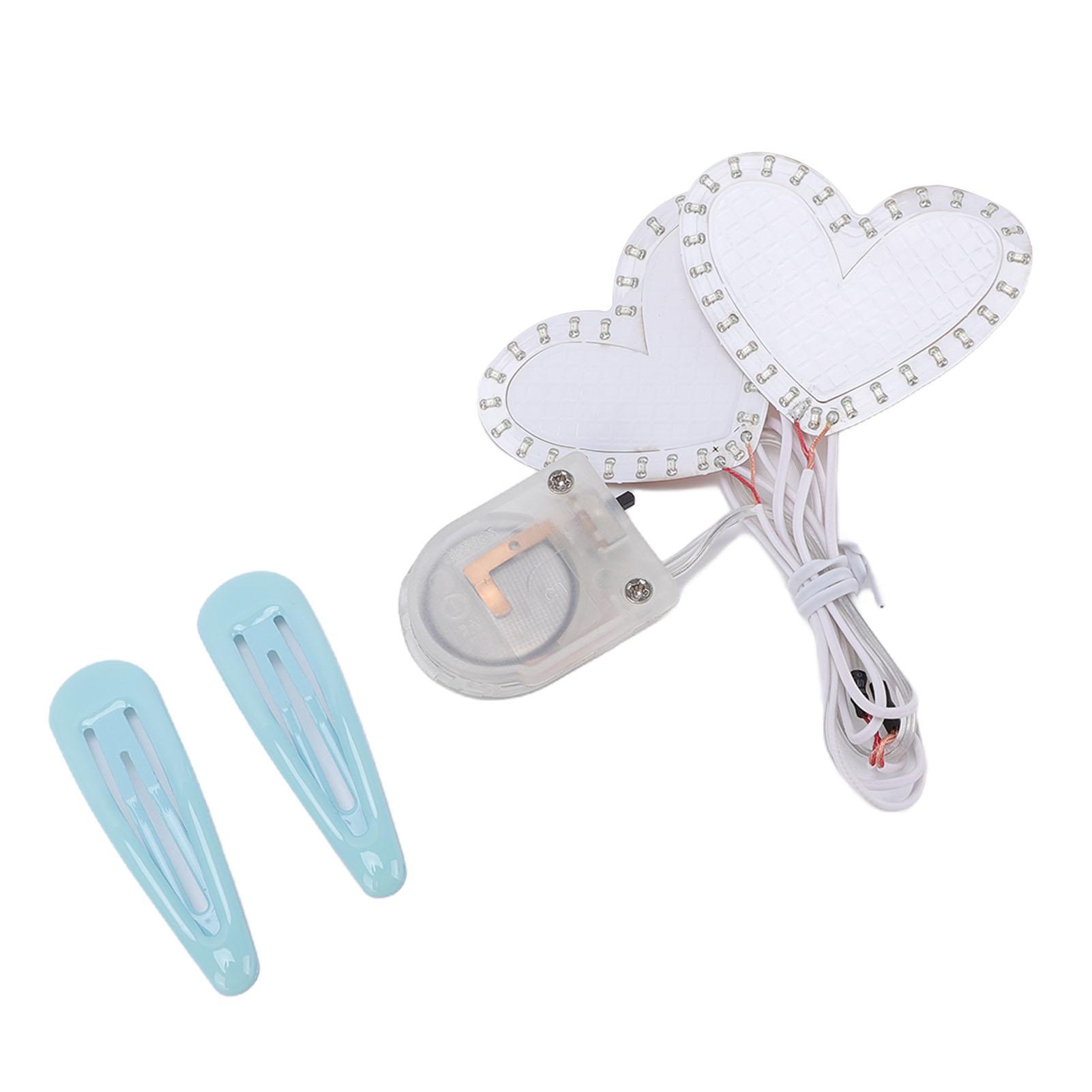 LED Face Light Stickers with Hair Clips Battery Powered Luminous Face Makeup Decoration for Party Bar
LED Face Light Stickers with Hair Clips Battery Powered Luminous Face Makeup Decoration for Party Bar