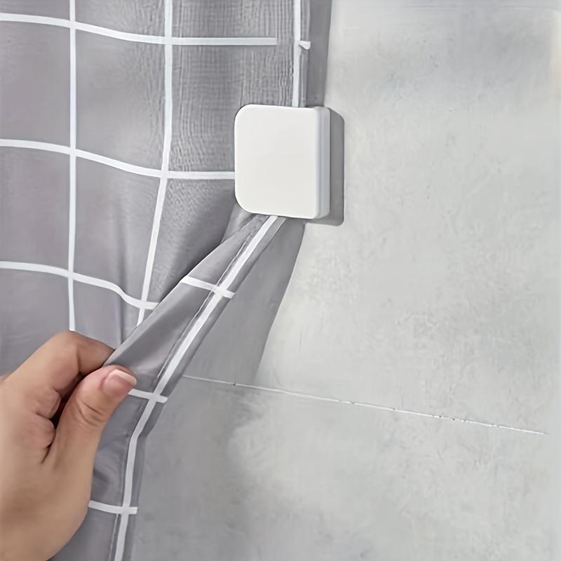 Durable shower curtain clips, side curtain fixers without drilling holes, windproof and stable anti-light leakage clips 4pcs белый
Durable shower curtain clips, side curtain fixers without drilling holes, windproof and stable anti-light leakage clips 4pcs белый