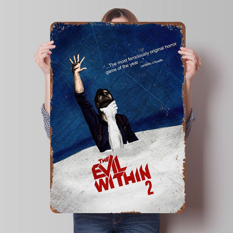The Evil Within 2 Game Tin Plaque Poster Customized Wall Art Retro Vintage Metal Signs for Man Cave Coffee Bar Accessories Decor 7.9x11.8In(20x30cm)
The Evil Within 2 Game Tin Plaque Poster Customized Wall Art Retro Vintage Metal Signs for Man Cave Coffee Bar Accessories Decor 7.9x11.8In(20x30cm)