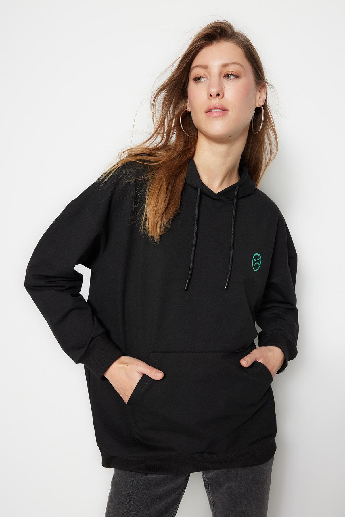 Толстовка - Черный - Классический крой 
Толстовка - Черный - Классический крой