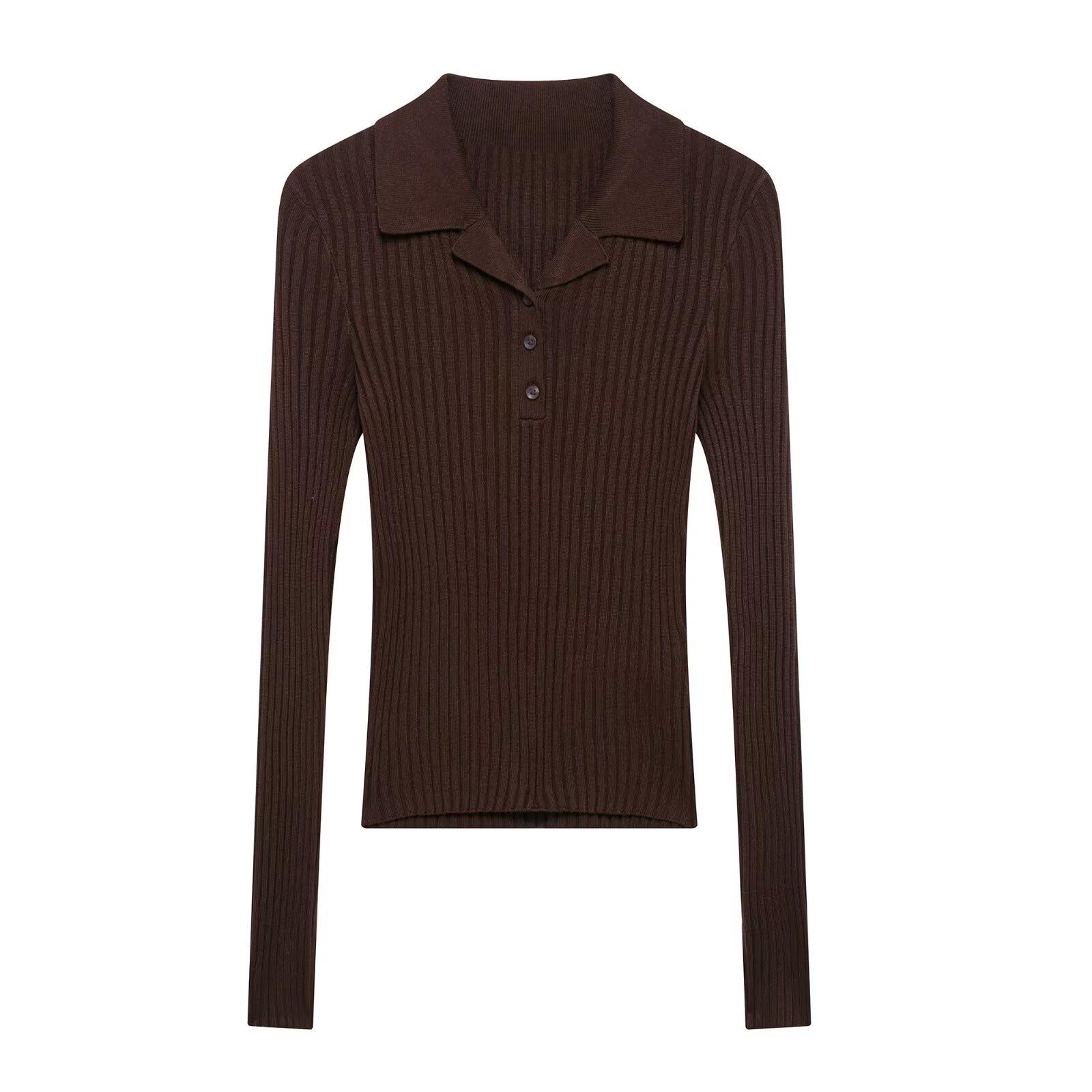 2025 Spring Slim Fit Women s Ribbed Knit Polo Sweater - Versatile and Chic S
2025 Spring Slim Fit Women s Ribbed Knit Polo Sweater - Versatile and Chic S