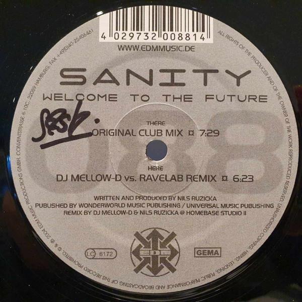 12inch Record SANITY - Welcome To The Future EDM088 EDM 2004 Germany Dance & Electronica Used
12inch Record SANITY - Welcome To The Future EDM088 EDM 2004 Germany Dance & Electronica Used