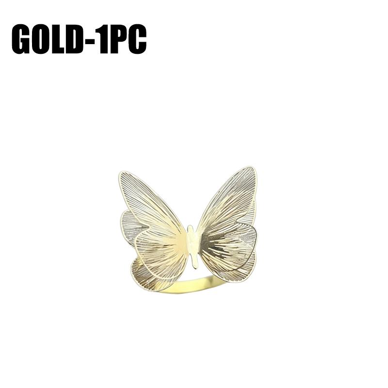 Hollow Butterfly Napkin Ring Metal Buckle Simple Nordic Style DIY Dinner Table Ornament For Wedding Dinner Party Celebration
Hollow Butterfly Napkin Ring Metal Buckle Simple Nordic Style DIY Dinner Table Ornament For Wedding Dinner Party Celebration