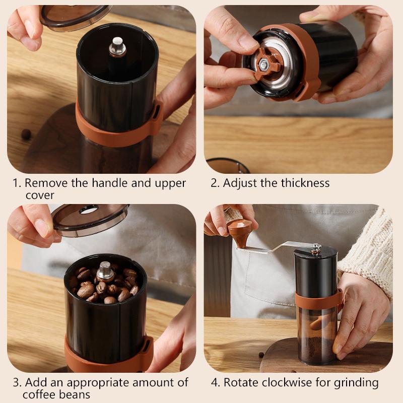 Bearing Adjustable Coffeebe Manual Coffee Grinder Ceramic Grinding Core Professional Double Hand Crank Coffee Grinder Coffeebean
Bearing Adjustable Coffeebe Manual Coffee Grinder Ceramic Grinding Core Professional Double Hand Crank Coffee Grinder Coffeebean