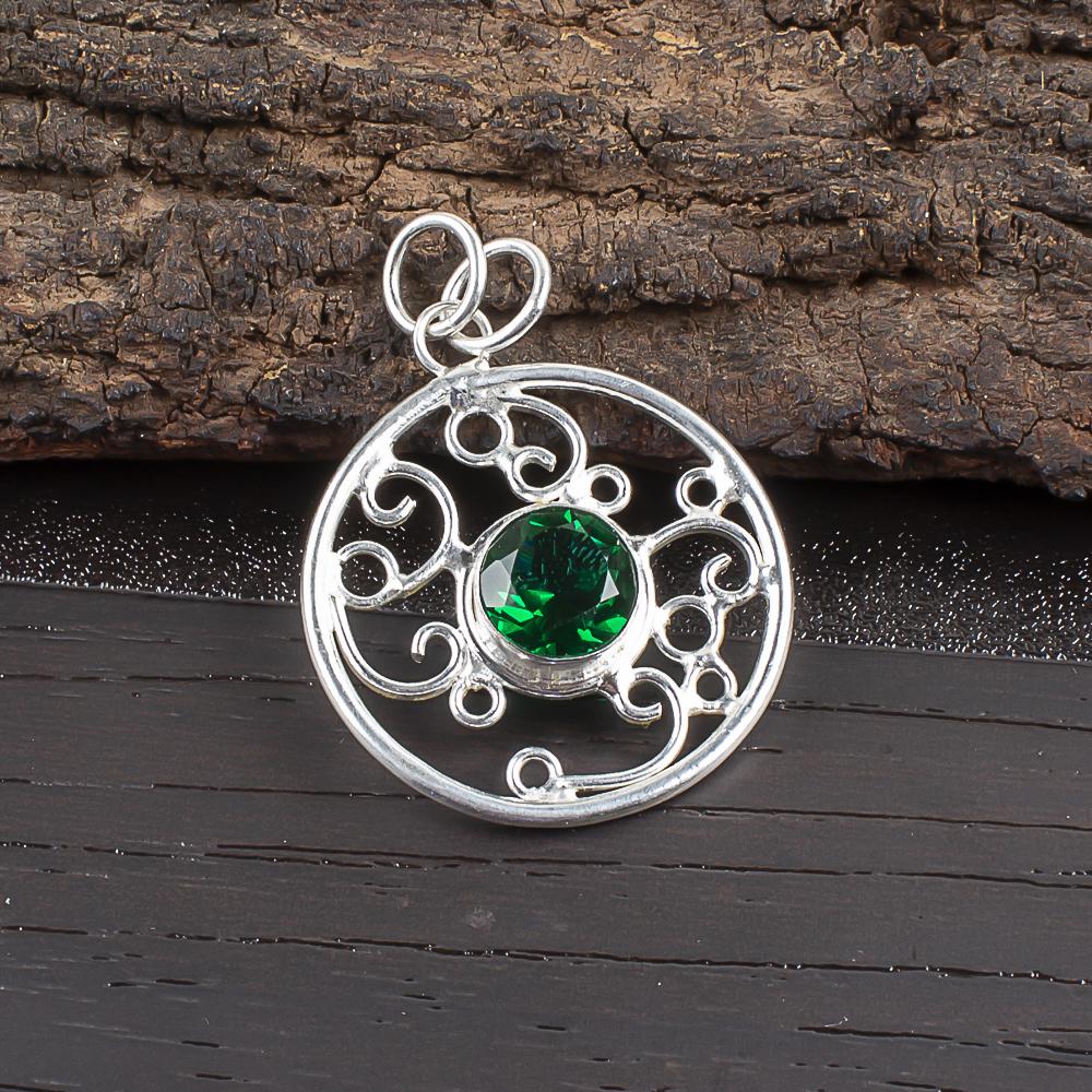 Wonderful Green Emerald Gemstone Silver Pendant, Handmade 925 Sterling Silver Pendant, Meditation Silver Wedding Jewelry For Her 1.45 inches зелёный
Wonderful Green Emerald Gemstone Silver Pendant, Handmade 925 Sterling Silver Pendant, Meditation Silver Wedding Jewelry For Her 1.45 inches зелёный