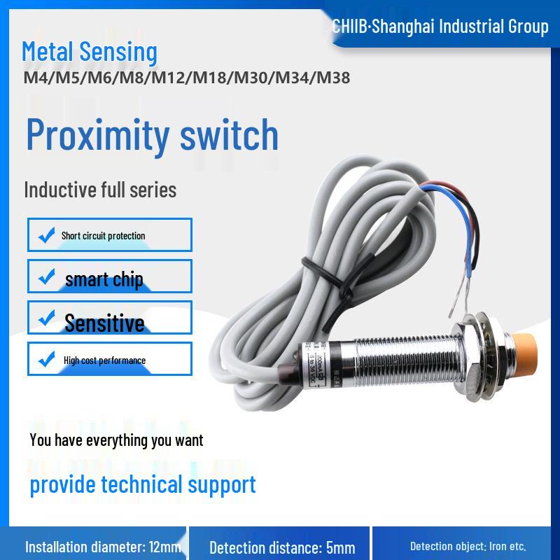 Huguang Inductive Proximity Switch ALJ12A3 5mm 125MM Z/P1
Huguang Inductive Proximity Switch ALJ12A3 5mm 125MM Z/P1