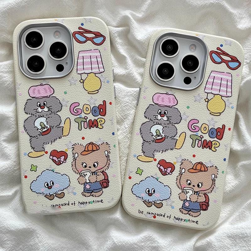 Oil Painting Little Bear Leather Texture Phone Case for iPhone 11-Pro to 16-Pro Max iPhone 13 Pro
Oil Painting Little Bear Leather Texture Phone Case for iPhone 11-Pro to 16-Pro Max iPhone 13 Pro