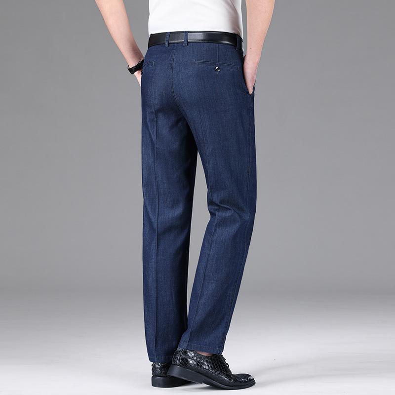 Mulberry Silk Jeans For Men, Comfortable Wrinkle Resistant Casual Pants, Elastic Loose Trousers For Men 40 темно-синього кольору
Mulberry Silk Jeans For Men, Comfortable Wrinkle Resistant Casual Pants, Elastic Loose Trousers For Men 40 темно-синього кольору