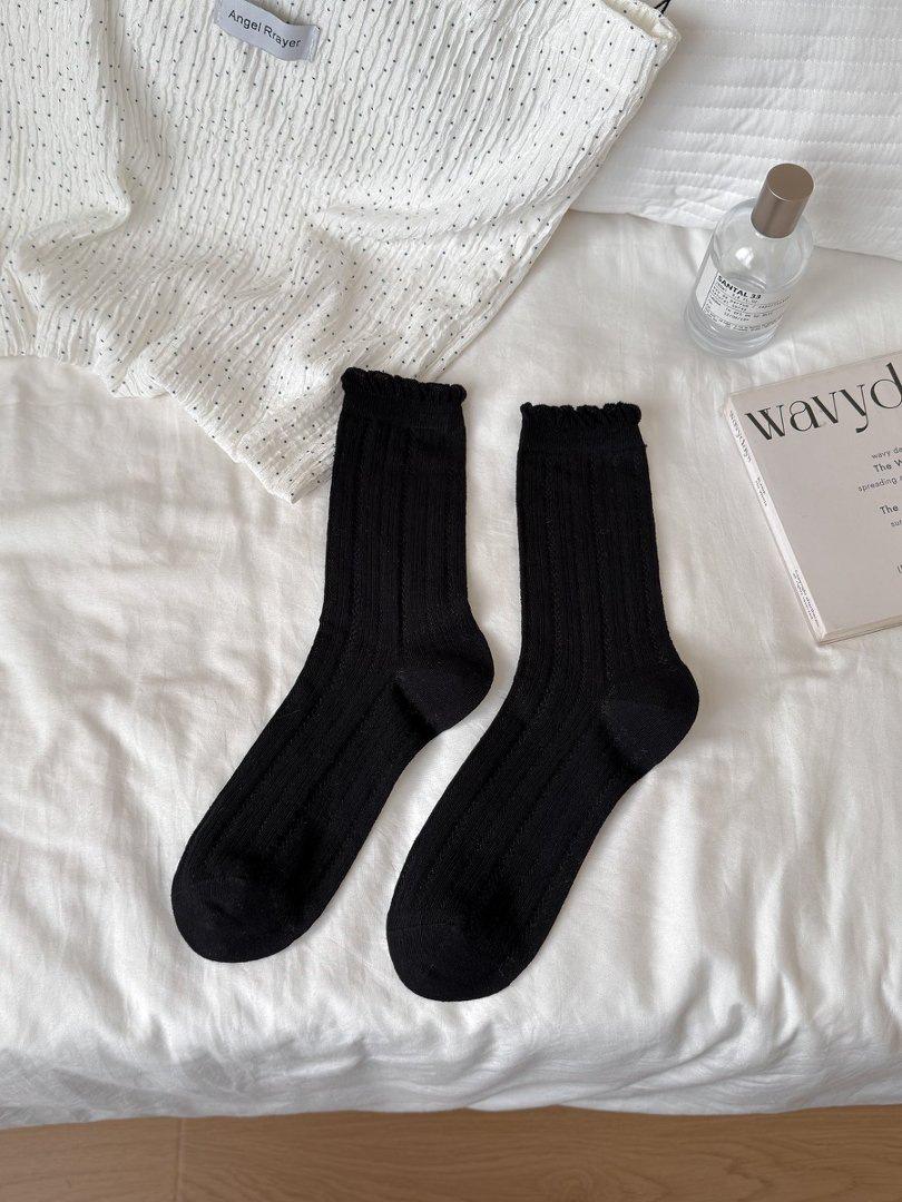 Women s Japanese Style Mesh Ruffle Mid-Calf Socks - Spring/Summer Solid Color Cotton One Size
Women s Japanese Style Mesh Ruffle Mid-Calf Socks - Spring/Summer Solid Color Cotton One Size
