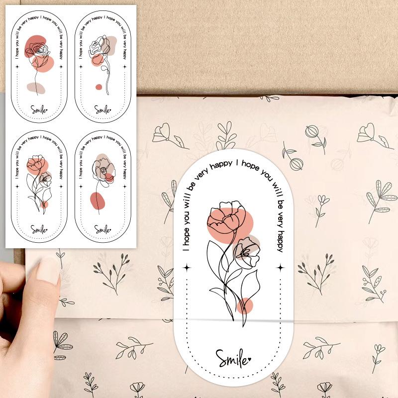 100 Stickers/pack Oval Shaped, Floral Stickers, Gift Box Sealing Stickers, Packaging Stickers, Self-adhesive Label Stickers 100 sheets
100 Stickers/pack Oval Shaped, Floral Stickers, Gift Box Sealing Stickers, Packaging Stickers, Self-adhesive Label Stickers 100 sheets