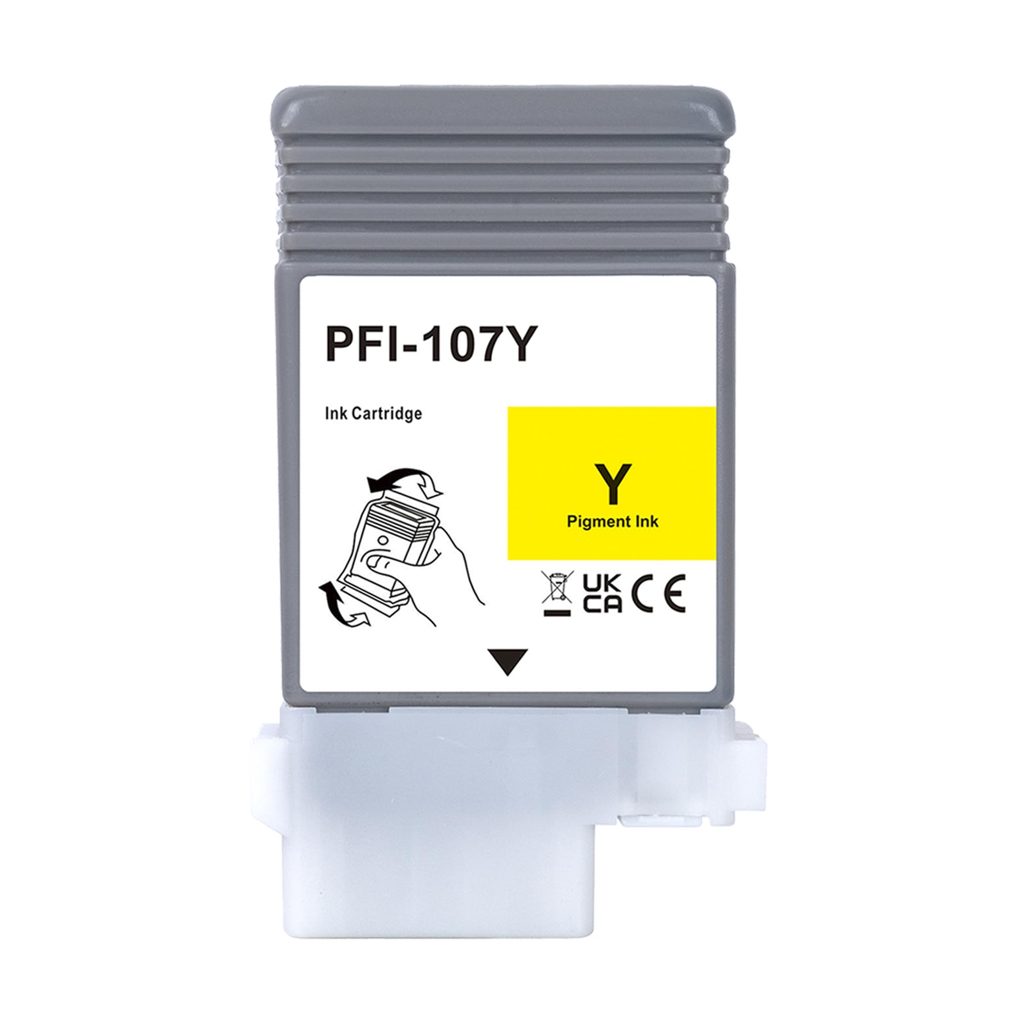 LCL Compatible Canon Pigment Ink Cartridge Pack for Canon MFP School PFI-107/PFI-107Y (1 Yellow) iPF670/iPF670, iPF770/iPF770,
LCL Compatible Canon Pigment Ink Cartridge Pack for Canon MFP School PFI-107/PFI-107Y (1 Yellow) iPF670/iPF670, iPF770/iPF770,
