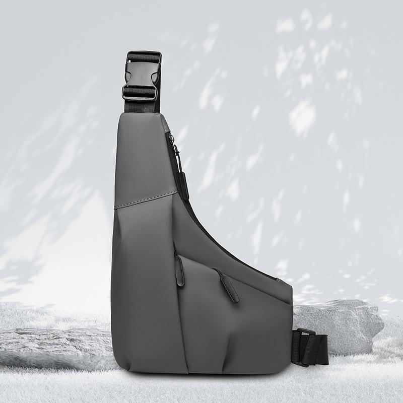 New men s portable breast bag outdoor sports simple irregular light and thin shoulder messenger bag casual trendy bag серый
New men s portable breast bag outdoor sports simple irregular light and thin shoulder messenger bag casual trendy bag серый