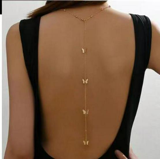 Alloy Bow Pendant Body Chain Necklace for Women
Alloy Bow Pendant Body Chain Necklace for Women