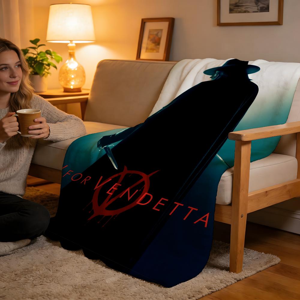 Throw High-Density Short Plush Blanket For Sofa Nap Room Soft Skin-Friendly Classic Thriller Movie V For Vendetta 75x90cm
Throw High-Density Short Plush Blanket For Sofa Nap Room Soft Skin-Friendly Classic Thriller Movie V For Vendetta 75x90cm