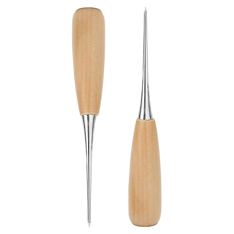 KDSSYFT awl set of 2 perforation leather tools with hole drill hand-stitched repair tools handicraft DIY tool leather craft tools (Wujiri)
KDSSYFT awl set of 2 perforation leather tools with hole drill hand-stitched repair tools handicraft DIY tool leather craft tools (Wujiri)