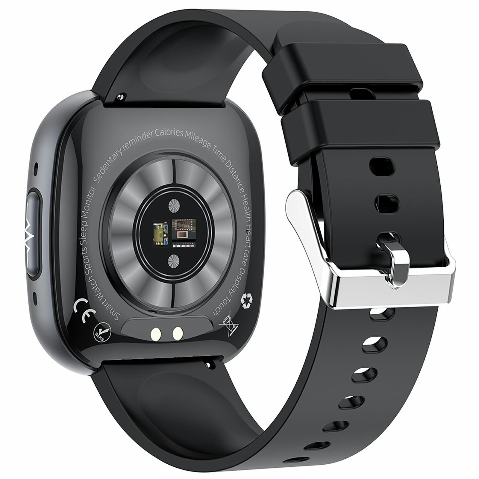 ET593 ECG Bluetooth-compatible Call Sports Watch Body Temperature Health Monitoring Smart Watch Black
ET593 ECG Bluetooth-compatible Call Sports Watch Body Temperature Health Monitoring Smart Watch Black
