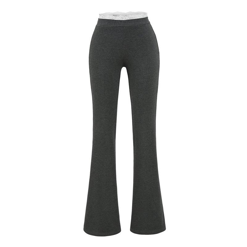 Korean Style Women s Lace Trim Flare Pants - 2026 Spring/Summer: Slim Fit, Elastic, Wide-Leg, Floor-Length Large темно-сірий
Korean Style Women s Lace Trim Flare Pants - 2026 Spring/Summer: Slim Fit, Elastic, Wide-Leg, Floor-Length Large темно-сірий