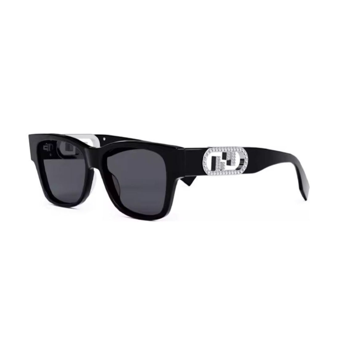 Fendi Logo Frame Irregular Sunglasses Unisex sunglasses Black 40081F-01A-57 57
Fendi Logo Frame Irregular Sunglasses Unisex sunglasses Black 40081F-01A-57 57